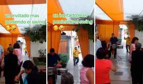 Heladero escucha su canción favorita y entra bailando a fiesta: "En Perú jamás te aburres"
