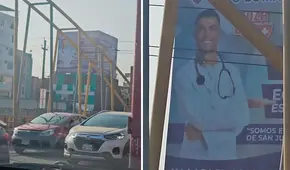 Peruano capta anuncio de policlínico que usa a Cristiano Ronaldo como doctor: "A ver diga Siuuuu" Peruano capta anuncio de policlínico que usa a Cristiano Ronaldo como doctor: "A ver diga Siuuuu"