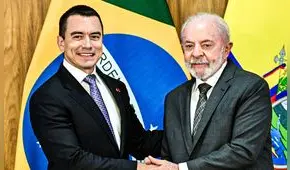 Lula da Silva y Daniel Noboa impulsan el comercio bilateral en medio de tenciones con Estados Unidos