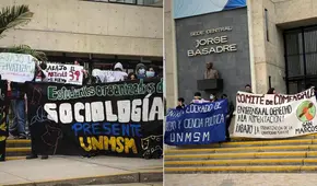 Estudiantes de San Marcos protestan contra cobros por segunda carrera y cambios en admisión: "Por los derechos no se mendiga"