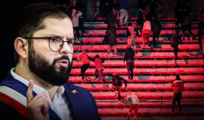 Gabriel Boric condena graves incidentes en encuentro entre U de Chile e Independiente: "Está mal en muchos sentidos"