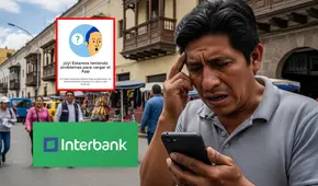 Usuarios reportan caída del aplicativo de Interbank a nivel nacional: no pueden acceder a ver saldo ni hacer transferencias