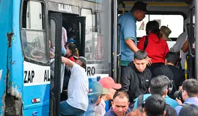 Combis y colectivos suben el precio de pasajes en Puente Nuevo ante paro de transportistas: "S/2 más de lo normal"