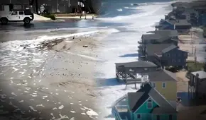 Huracán Erin azota a EE.UU.: olas inundan carreteras y dañan estructuras en Carolina del Norte