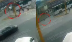 Joven es atropellado por el Metropolitano y lanzado varios metros en Independencia: logra sobrevivir tras impacto