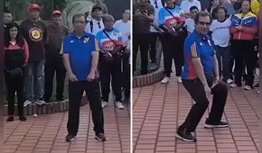 Hermano de Hugo Chávez se vuelve viral al enseñar artes marciales para enfrentar 'invasión de Estados Unidos' a Venezuela