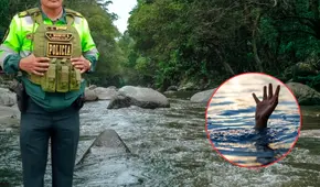 Suboficial muere ahogado en San Martín al rescatar a joven arrastrado por el río