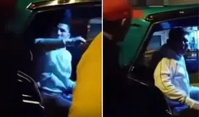 Jóvenes venezolanos defienden a mujer que era agredida por un hombre en mototaxi en SJL: cámaras registran el hecho