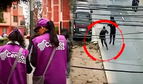 Breña: Ladrón roba tablet a censista, choca contra tienda y finge ser inocente, pero serenazgo lo detiene