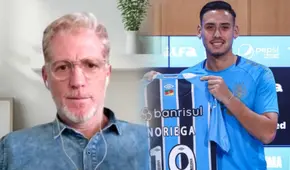 Martín Liberman se rinde ante Erick Noriega tras ser presentado en Gremio: "Contra Boca Juniors jugó muy bien"
