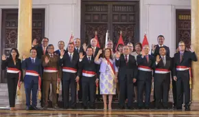 Dina Boluarte tomó este sábado juramento a nuevos ministros: ceremonia se realizó en Palacio de Gobierno