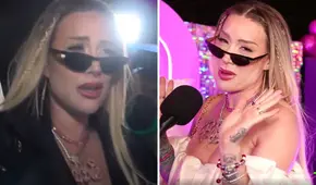 Leslie Shaw se incomoda con reporteros en fiesta de Zully y lanza tajante mensaje: “Déjenme en paz”