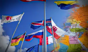 Así es la única bandera del mundo que no sigue el formato rectangular: su diseño proviene de fórmulas matemáticas