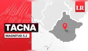 Temblor de magnitud 5,2 se sintió en Tacna hoy, según IGP