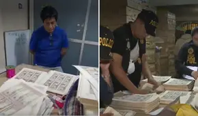 Incautan más de un millón de dólares en billetes falsos en imprenta de La Victoria