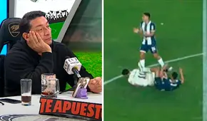 Carlos Galván arremete contra Renzo Garcés tras ser expulsado en el empate de Alianza Lima ante Universitario: "Un bebé de pecho"