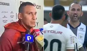 Álex Valera contundente tras el picante cruce con Hernán Barcos en el Alianza Lima vs Universitario: "Fue una calentura"