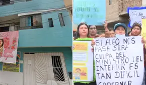 Extorsionan colegio en SJL y padres rechazan clases virtuales: "Queremos un patrullero diario"