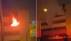 Voraz incendio en edificio de Surco deja mascota fallecida: habitaciones del inmueble quedaron completamente calcinadas