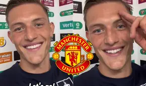 Oliver Sonne se llena de confianza tras su gol y 'advierte' al Manchester United: "Podemos ser muy difíciles"