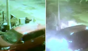 Sujeto incendia el auto de comerciante de chatarra en SMP: Policía investiga el móvil del ataque Sujeto incendia el auto de comerciante de chatarra en SMP: Policía investiga el móvil del ataque