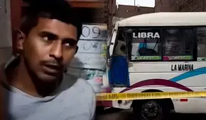 Sujeto confiesa haber asesinado a chofer de bus de la línea '505' por el monto de S/2,000