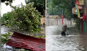 El tifón Kajiki dejó cinco muertos y dañó miles de viviendas en Tailandia