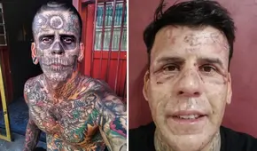 Su cuerpo estaba cubierto de tatuajes y ahora luce irreconocible tras someterse a una cirugía láser para quitárselos: conoce la historia de Leandro de Souza