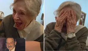 Adulta mayor se emociona al ver a su esposo fallecido recreado en un video con inteligencia artificial: "No lo veo así desde 1994"
