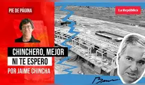 Chinchero, mejor ni te espero, por Jaime Chincha Chinchero, mejor ni te espero, por Jaime Chincha