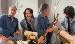 Guillermo Dávila se reencuentra con su hijo Vasco Madueño y confirma que cantarán juntos en concierto: "Para que dejen de estar preguntando"