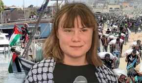 Flota con Greta Thunberg parte a Gaza con ayuda humanitaria: “Más gente abre los ojos sobre las atrocidades de Israel”