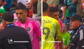 Luis Suárez protagoniza escándalo en Estados Unidos: escupió a colaborador de Seattle Sounders tras perder la final de la Leagues Cup