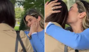 Ethel Pozo rompe en llanto al despedirse de su hija mayor que inicia estudios universitarios en España: "En casita te esperamos"