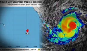'Kiko' ya es huracán y se pronostica un "fortalecimiento constante" en las costas de EEUU en los próximos días, según NHC