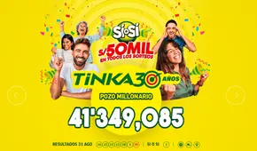 Resultado de La Tinka del día de ayer: Revisa los números ganadores y quien se llevó el pozo millonario