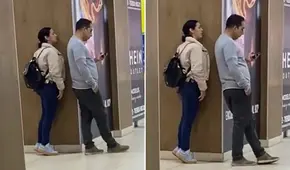 Captan a mujer espiando el celular de su pareja y redes reaccionan: "El que busca, encuentra"
