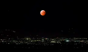 El único país de Sudamérica donde se vio el eclipse lunar el 7 de septiembre