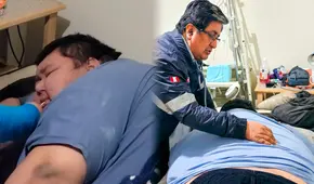 Joven de 300 kg enfrenta una obesidad mórbida que pone en riesgo su vida en SJL: "Nos dijeron que pensemos lo peor"