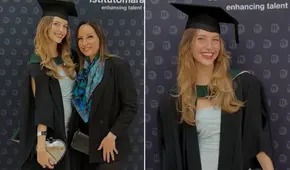 Hija menor de Christian Meier se gradúa en prestigiosa escuela de Londres junto a su madre Marisol Aguirre