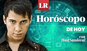 ➤ Descubre tu HORÓSCOPO: qué te deparan los astros este 8 de septiembre, según Jhan Sandoval