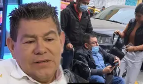 Dilbert Aguilar genera preocupación al ser captado en hospital junto con Jhazmín Gutarra tras anunciar separación