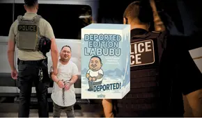 Gobierno de Trump caricaturiza como muñeco Labubu a inmigrante de Guatemala que fue detenido en EEUU