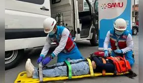 Ambulancias del SAMU ya han atendido a cerca de 10.000 víctimas de accidentes solo en Lima Metropolitana