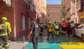 España: fuga de gas provoca explosión en un bar de Madrid y deja al menos 21 personas heridas