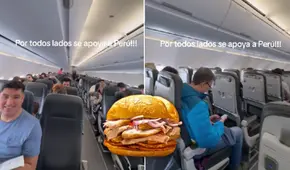 Piloto de avión pidió a pasajeros votar por el pan con chicharrón en 'Mundial de desayunos' y redes estallan: "Perú es clave hasta en el cielo"