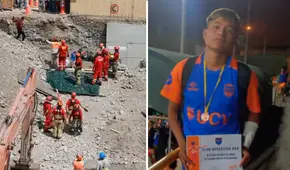 Joven de 19 años que murió sepultado en derrumbe de San Borja había aceptado el trabajo para poder estudiar