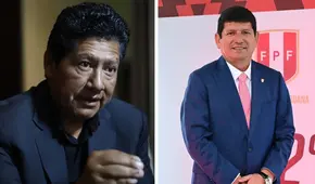 Edwin Oviedo recordó etapa junto a Agustín Lozano en la FPF: "Siempre buscó ir contra los intereses de la institución"