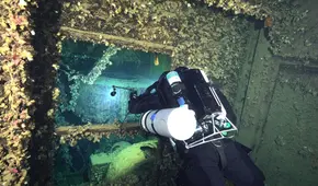 Buzos recuperan primeros objetos del "HMHS Britannic", el barco gemelo del Titanic, frente a Grecia