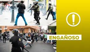 Estas fotografías no corresponden a las protestas contra la reforma de la AFP del 13 de septiembre de 2025